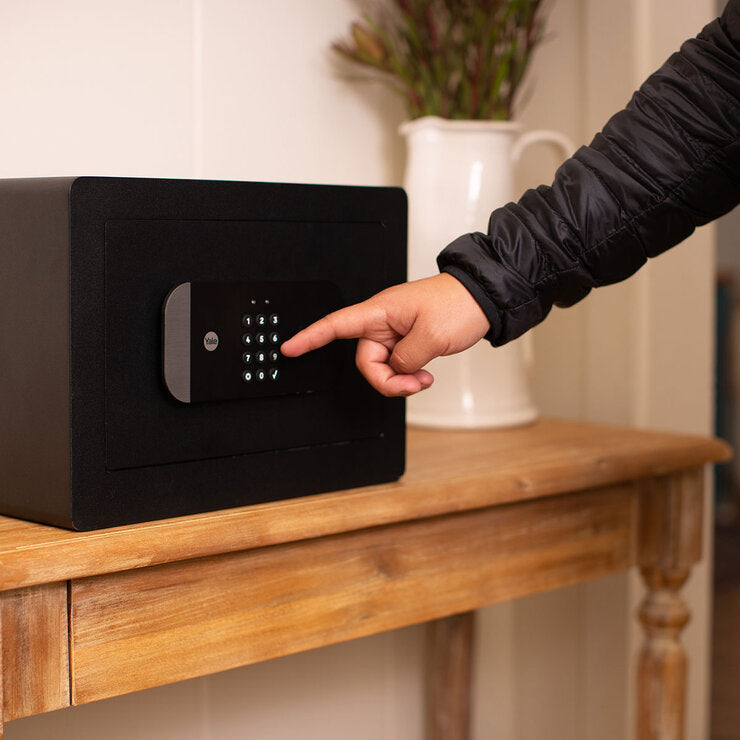 Yale Smart Ready Safe with Yale Connect Wi-Fi Bridge Kit & Physical Key