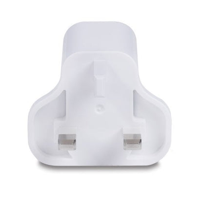 LINDY 73425 30W USB Type A & C Charger UK Plug, 3A, 2 Output Connectors, White
