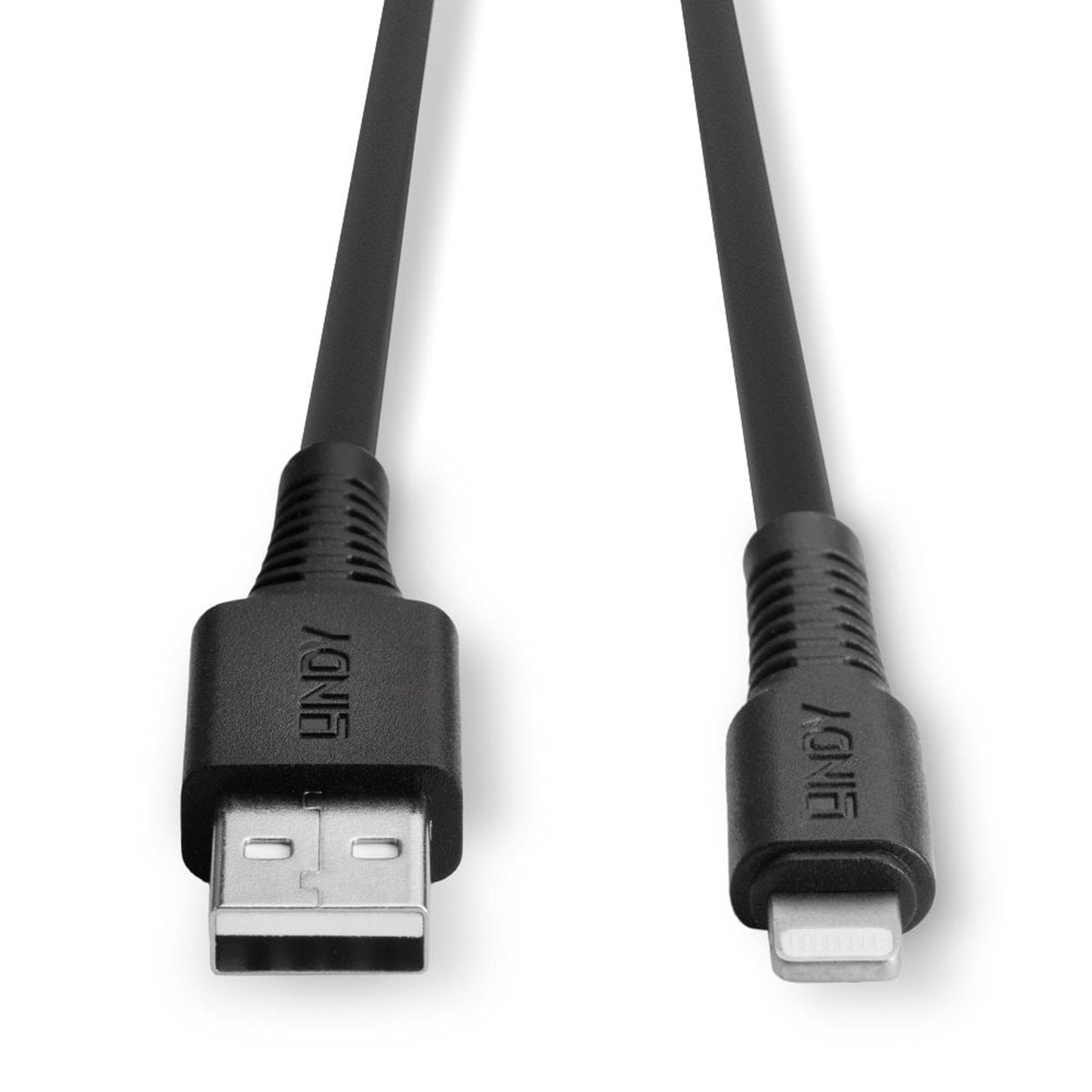 Lindy 31319 0.5m USB-A (M) 2.0 To Lightening (M) MFi Certified 480Mbps Cable Blk
