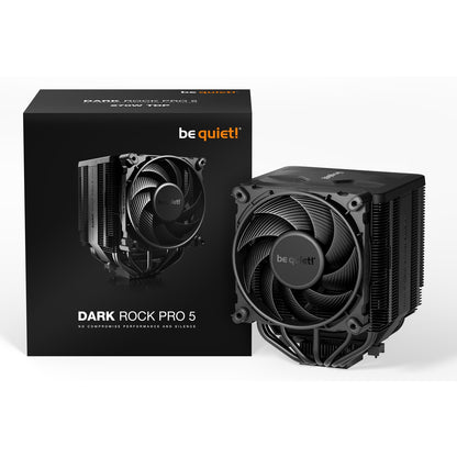 be quiet! Dark Rock Pro 5 CPU Cooler, INTEL/AMD Socket, 2 x Silent Wings Fan