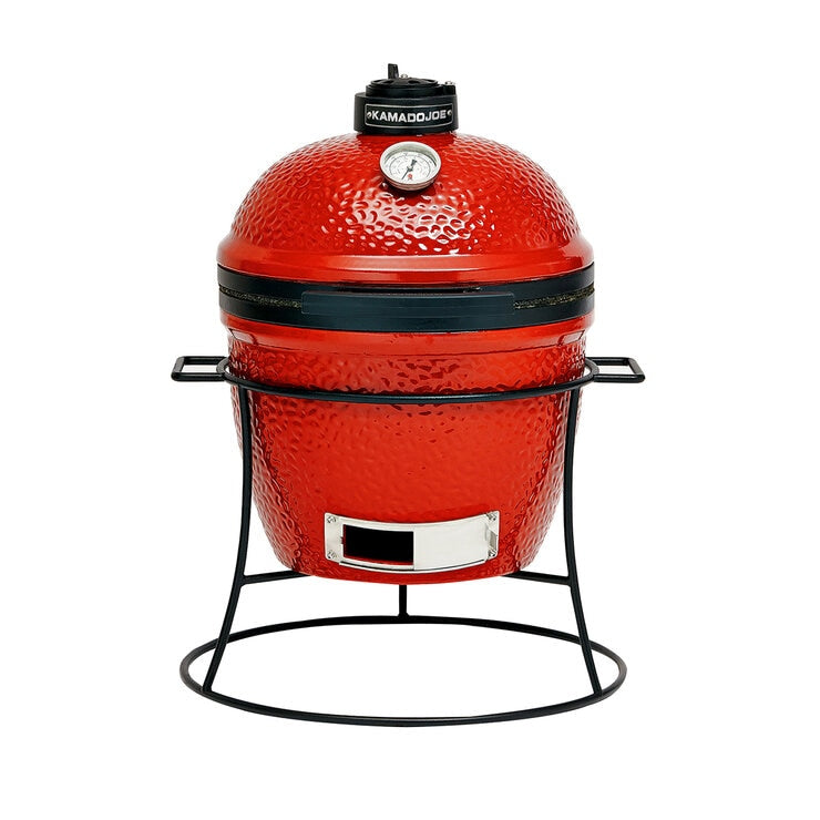 Kamado Joe Junior 13.5 Inch Ceramic Charcoal Barbecue Grill + Cover