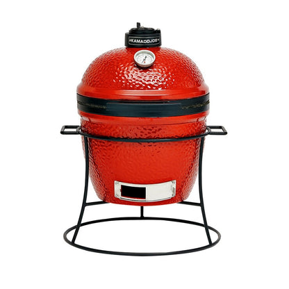 Kamado Joe Junior 13.5 Inch Ceramic Charcoal Barbecue Grill + Cover