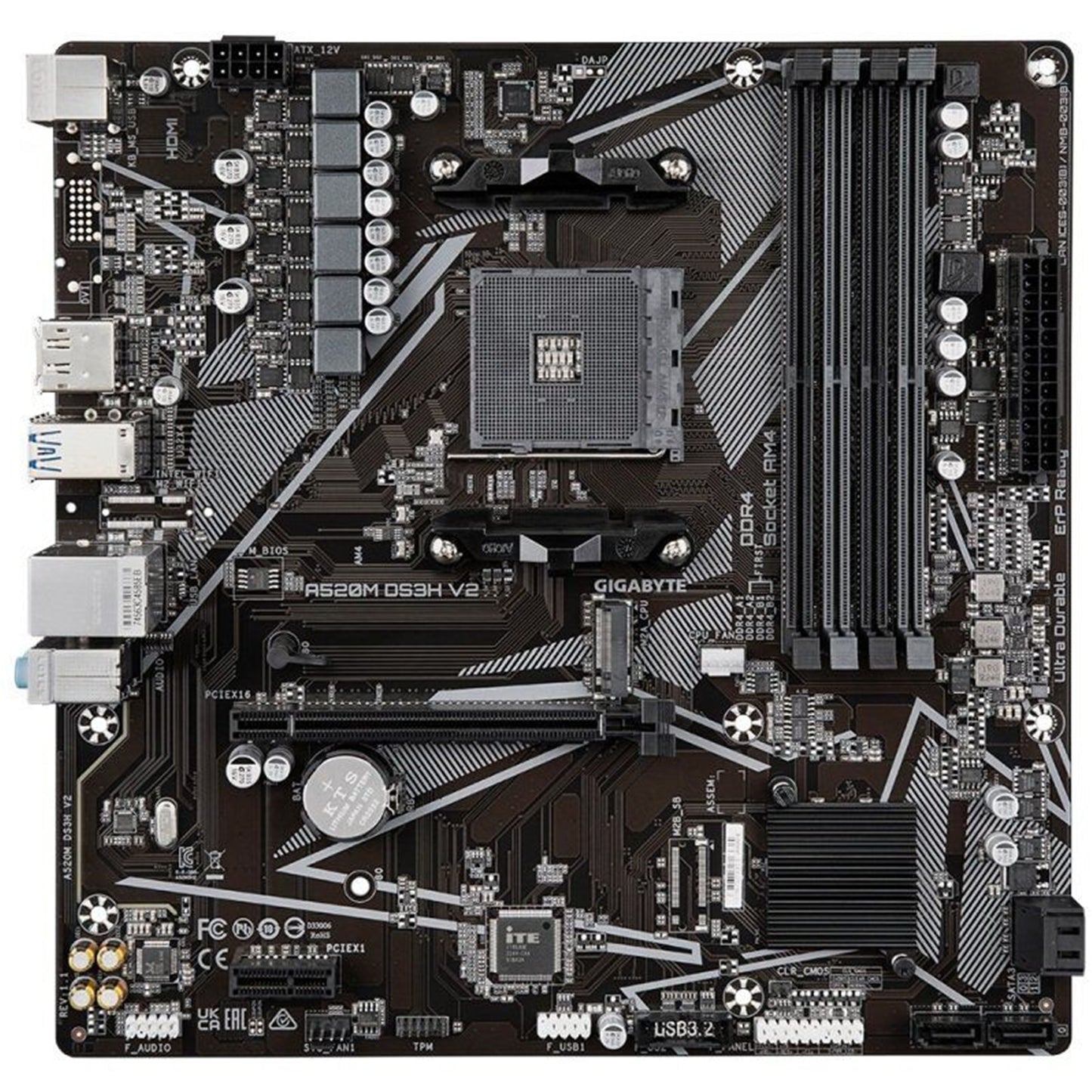 Gigabyte A520M DS3H V2 Ultra Durable AMD AM4 Socket Motherboard