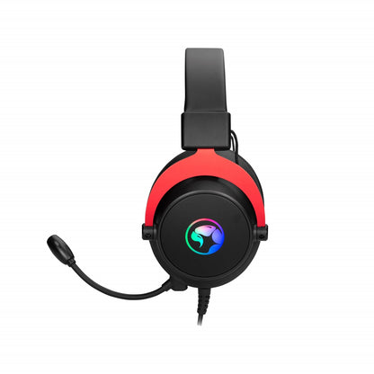 Marvo Scorpion HG9067 Tactic 70 USB 2.0 Surround Sound Gaming RGB Headset Black