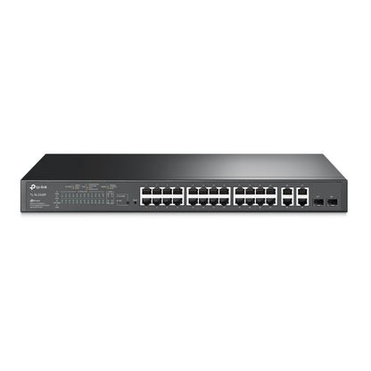 TP-Link TL-SL2428P 24-Port Metal 10/100Mbps + 4-Port Gigabit Smart Switch