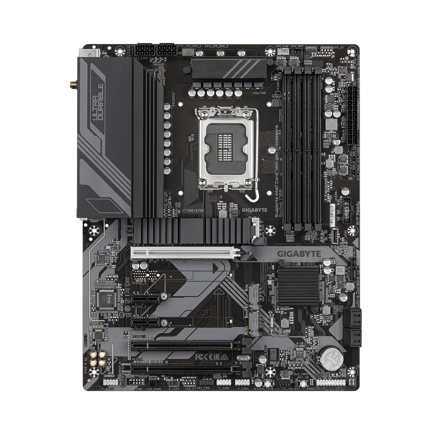 Gigabyte Z790 D AX Ultra Durable Intel 1700 Socket Motherboard ATX 4x DDR5 Slots
