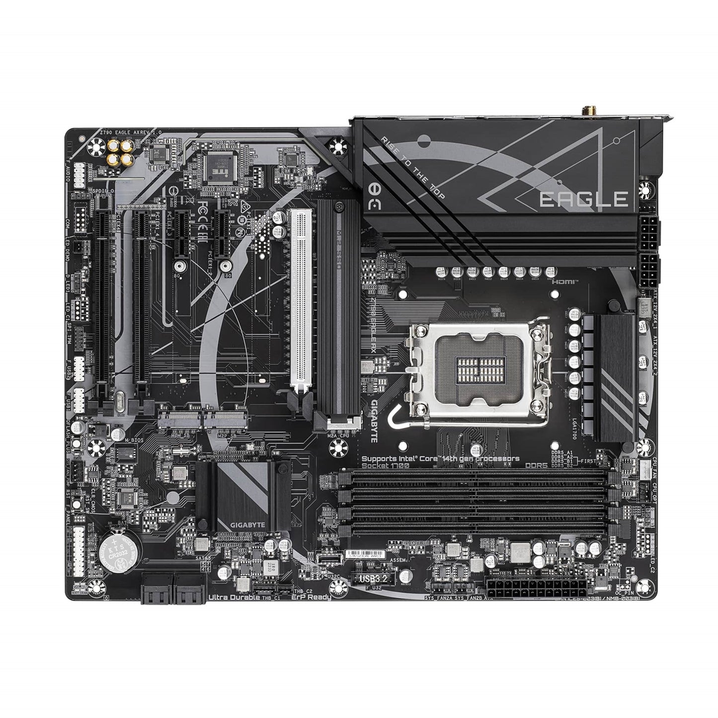 Gigabyte Z790 EAGLE AX Intel 1700 Socket Motherboard, ATX DDR5 M2 WiFi HDMI USBC