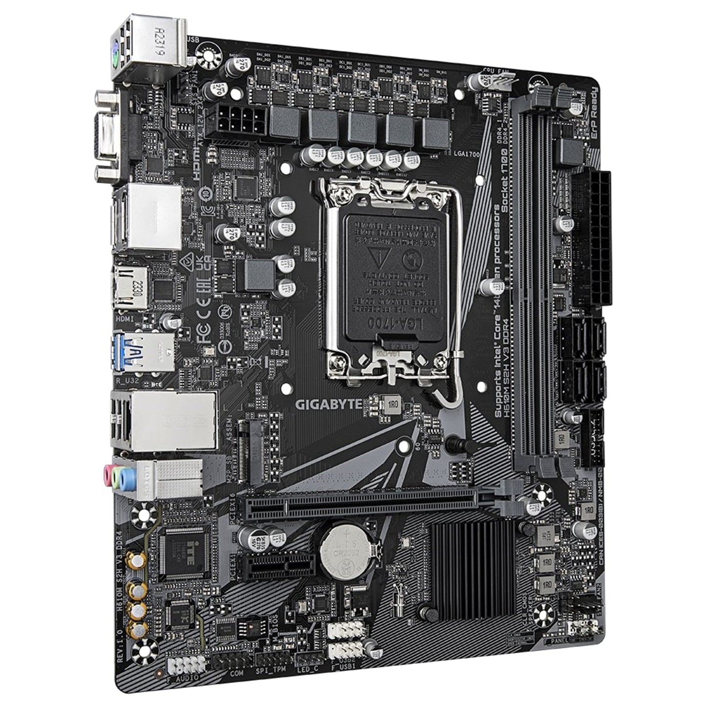 Gigabyte H610M S2H V3 DDR4 Ultra Durable Intel 1700 Socket Motherboard Micro-ATX