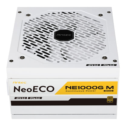 Antec NE1000G M Power Supply White PCIe 5.0 Ready Fully Modular 80+ Gold Certify