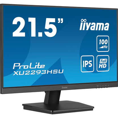 iiyama Prolite 22 Inch IPS Monitor in Black with Speakers, Full HD, 1ms, 100Hz