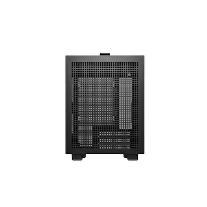 DeepCool CH160 Ultra-Portable Gaming Case Black Micro Tower, Glass Side Panel