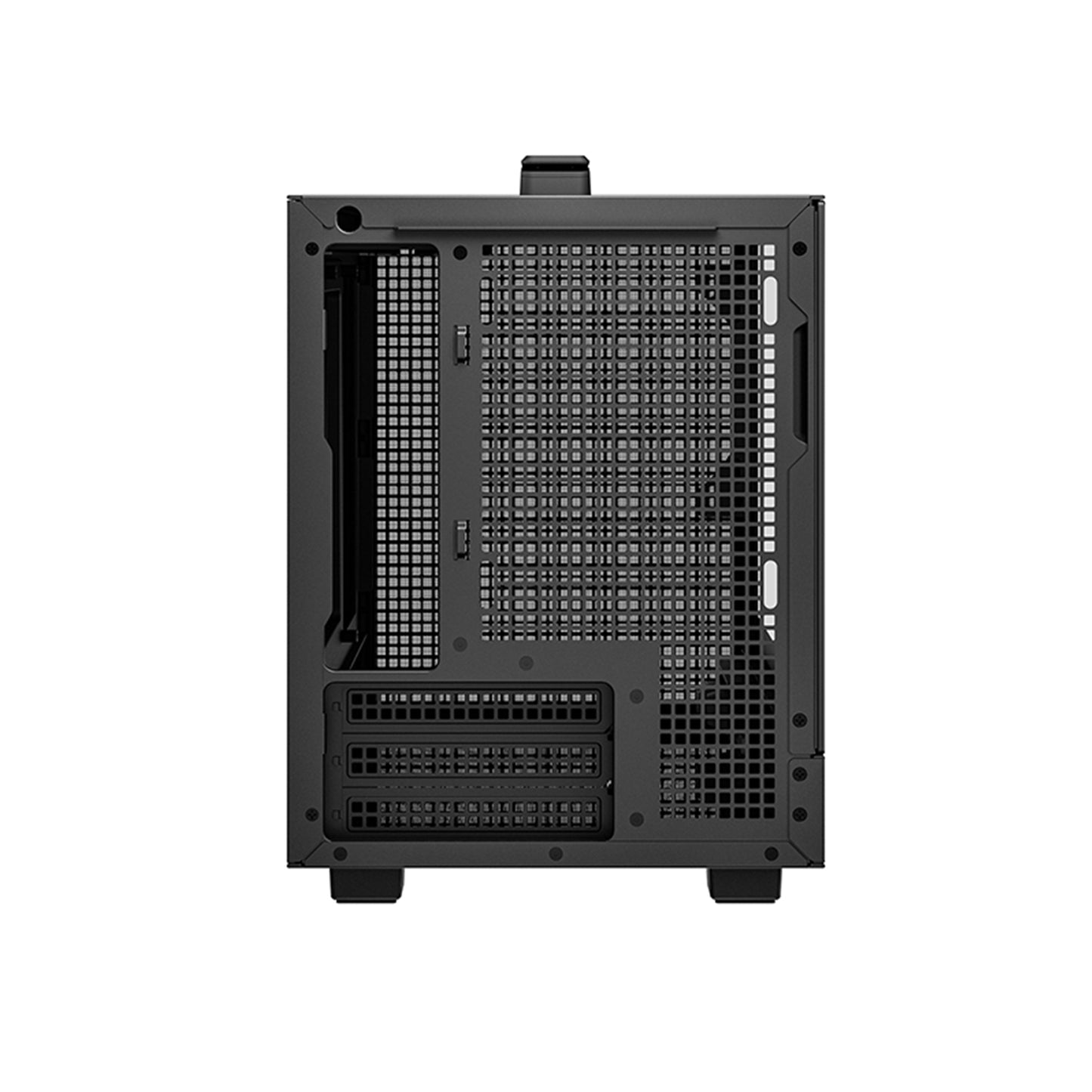 DeepCool CH160 Ultra-Portable Gaming Case Black Micro Tower, Glass Side Panel