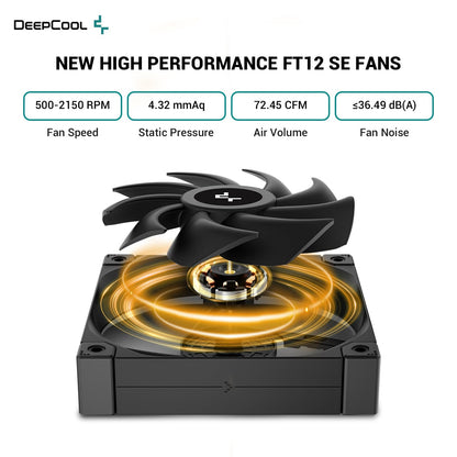 DeepCool Mystique 240 CPU Cooler, Personalized Cooling with 2.8" TFT LCD Screen