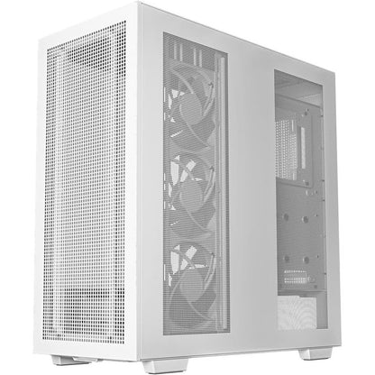 DeepCool Morpheus Gaming PC Case, White Full Tower, Glass Panel, ARGB Side Fan