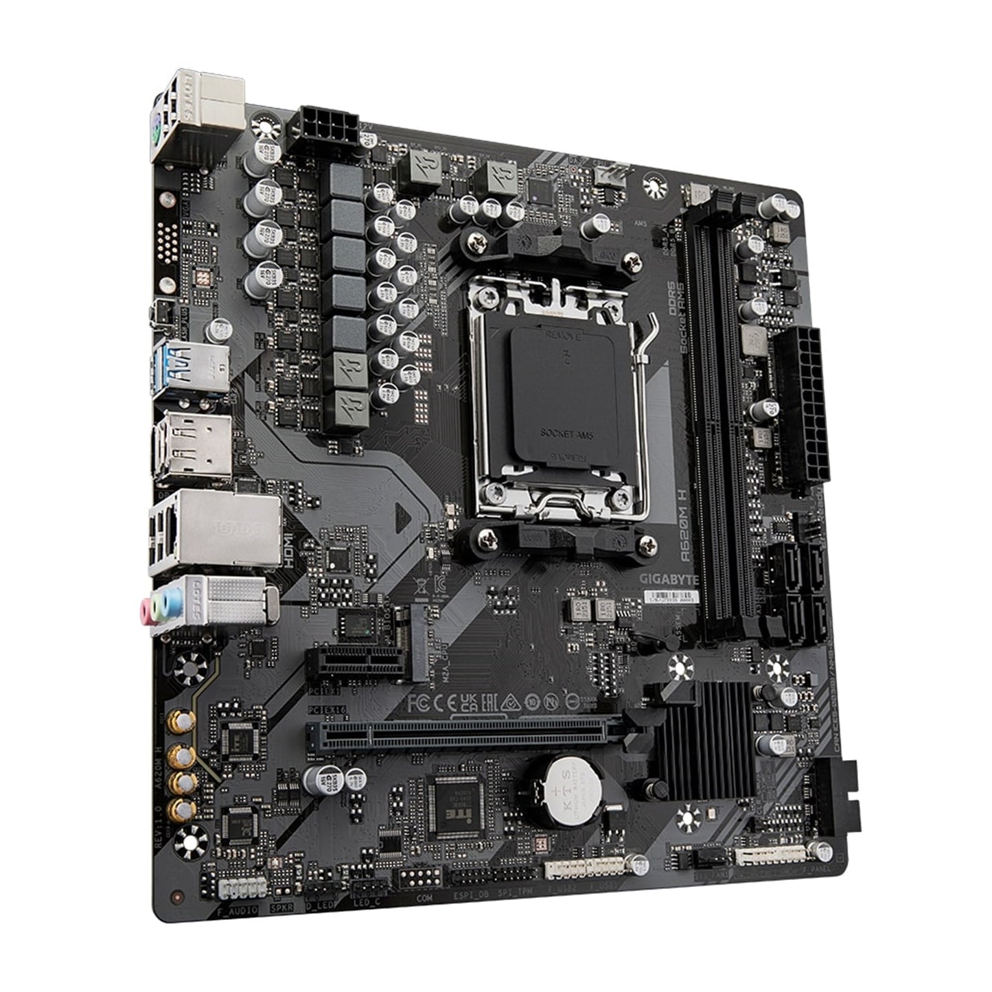 Gigabyte A620M H Ultra Durable AMD AM5 Socket Motherboard Micro-ATX