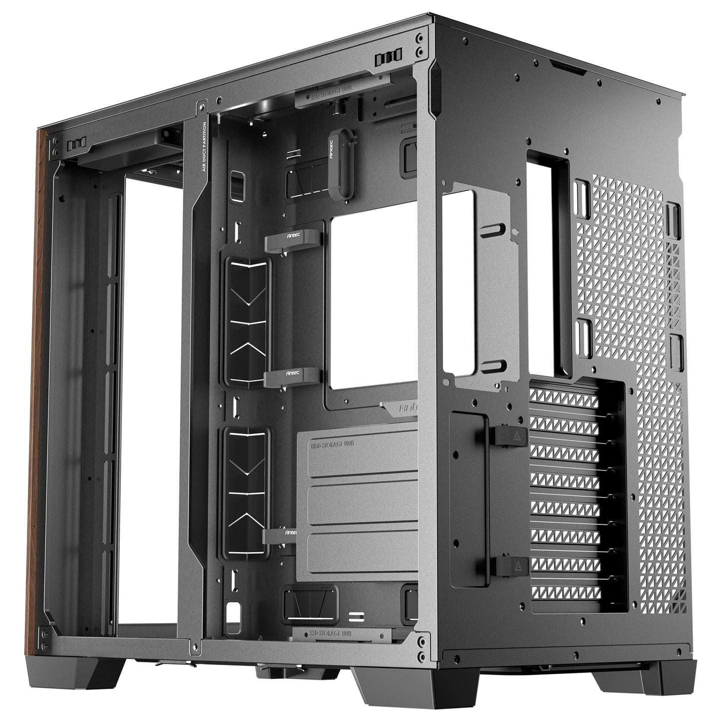 ANTEC Constellation C8 Dual Chamber Gaming PC Case, Wood, Full Tower