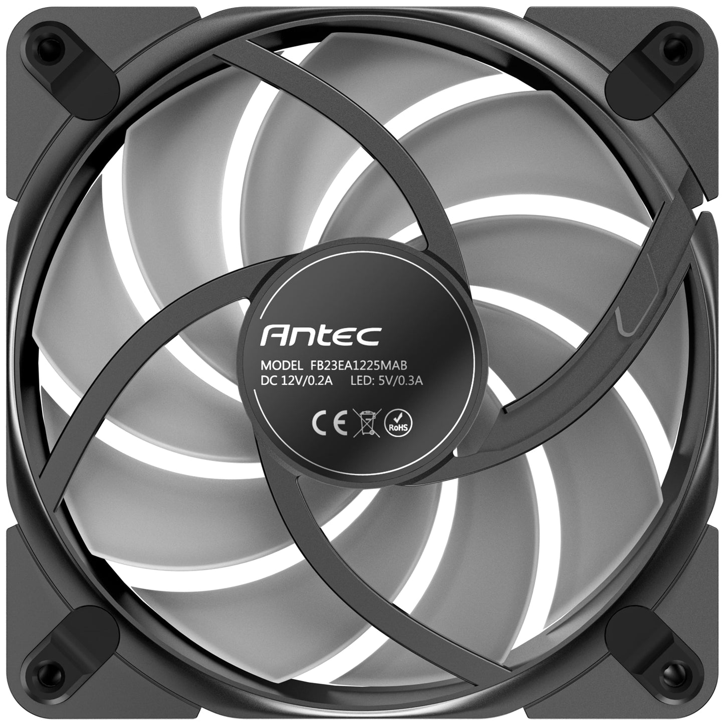 Antec Tranquil 120 ARGB 3-Pack Case Fans with Controller ARGB Lighting