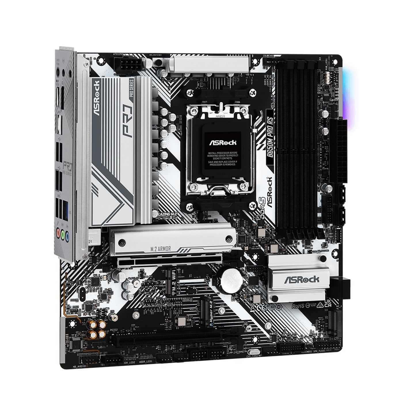 ASRock B650M Pro RS AMD AM5 Socket Motherboard