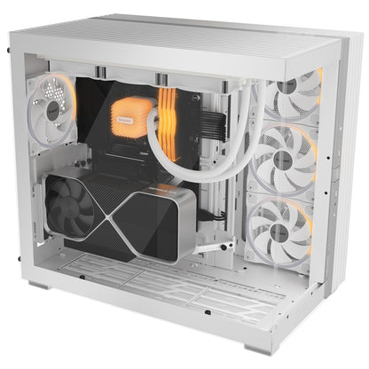 be-quiet! Light Base 900 FX, White, Full Tower E-ATX Case, ARGB Strip, 4x Fans