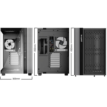 be-quiet! Light Base 600 LX PC Case, Black, Midi-Tower, Massive ARGB LED Strip