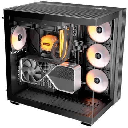 be-quiet! Light Base 600 LX PC Case, Black, Midi-Tower, Massive ARGB LED Strip