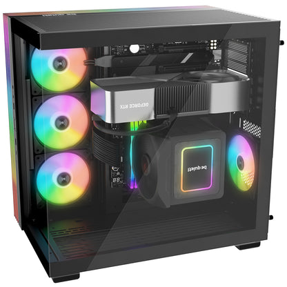 be-quiet! Light Base 600 LX PC Case, Black, Midi-Tower, Massive ARGB LED Strip