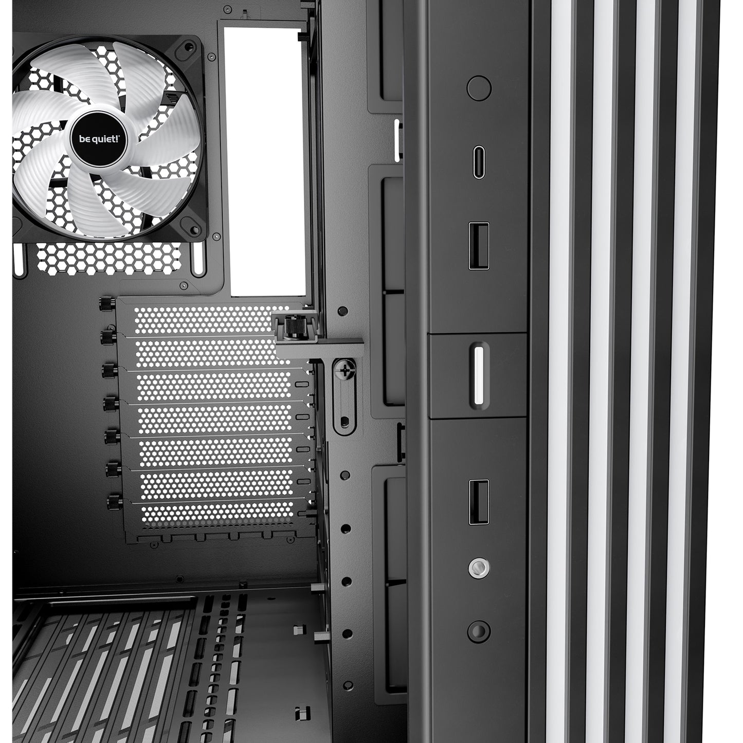 be-quiet! Light Base 600 LX PC Case, Black, Midi-Tower, Massive ARGB LED Strip