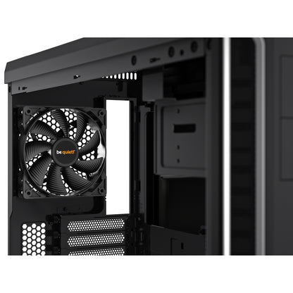 be quiet! Pure Base 600 Case, Silver, Mid Tower, 3x Pure Wings 2 Black PWM Fans