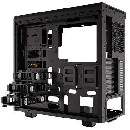 be quiet! Pure Base 600 Case, Silver, Mid Tower, 3x Pure Wings 2 Black PWM Fans