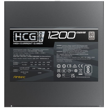 Antec HCG1200 PRO Platinum ATX 3.1 Power Supply 1200W Fully Modular 80+ Platinum