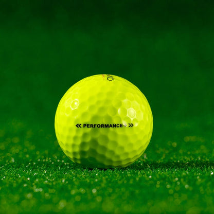Kirkland Signature 3-Piece Urethane Cover Neon Yellow Golf Balls - 48 Balls