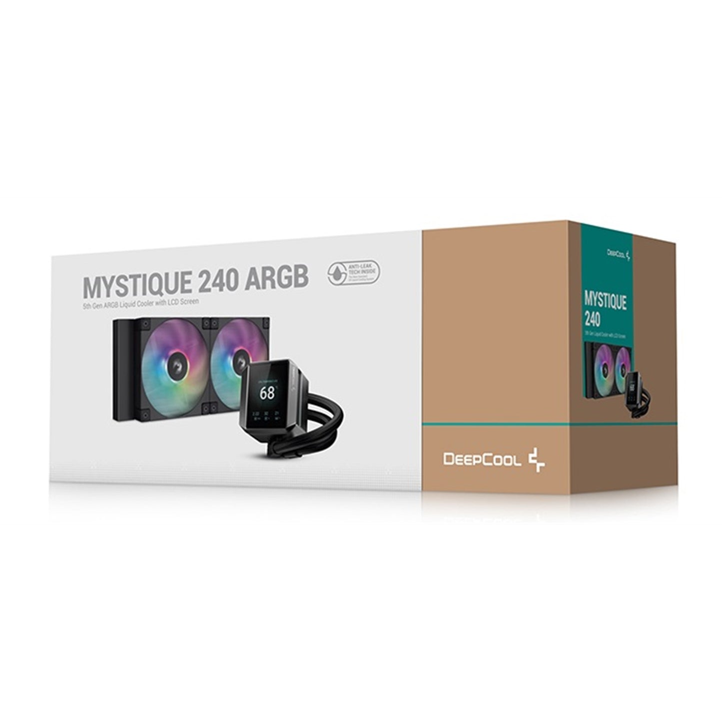 DeepCool Mystique 240 CPU Cooler ARGB Cooling with 2.8 Inch TFT LCD Screen