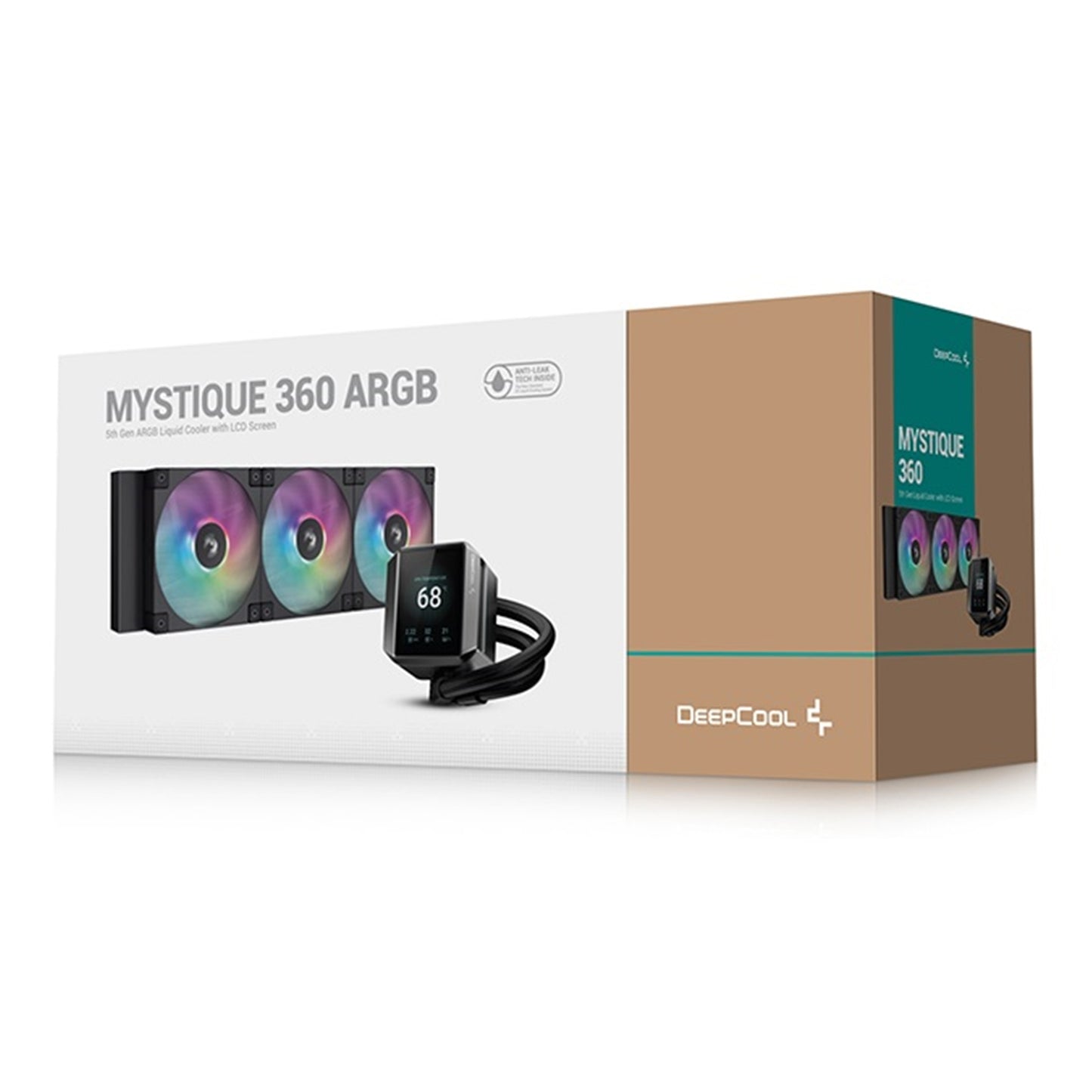 DeepCool Mystique 360 CPU Cooler ARGB Cooling with 2.8 Inch TFT LCD Screen