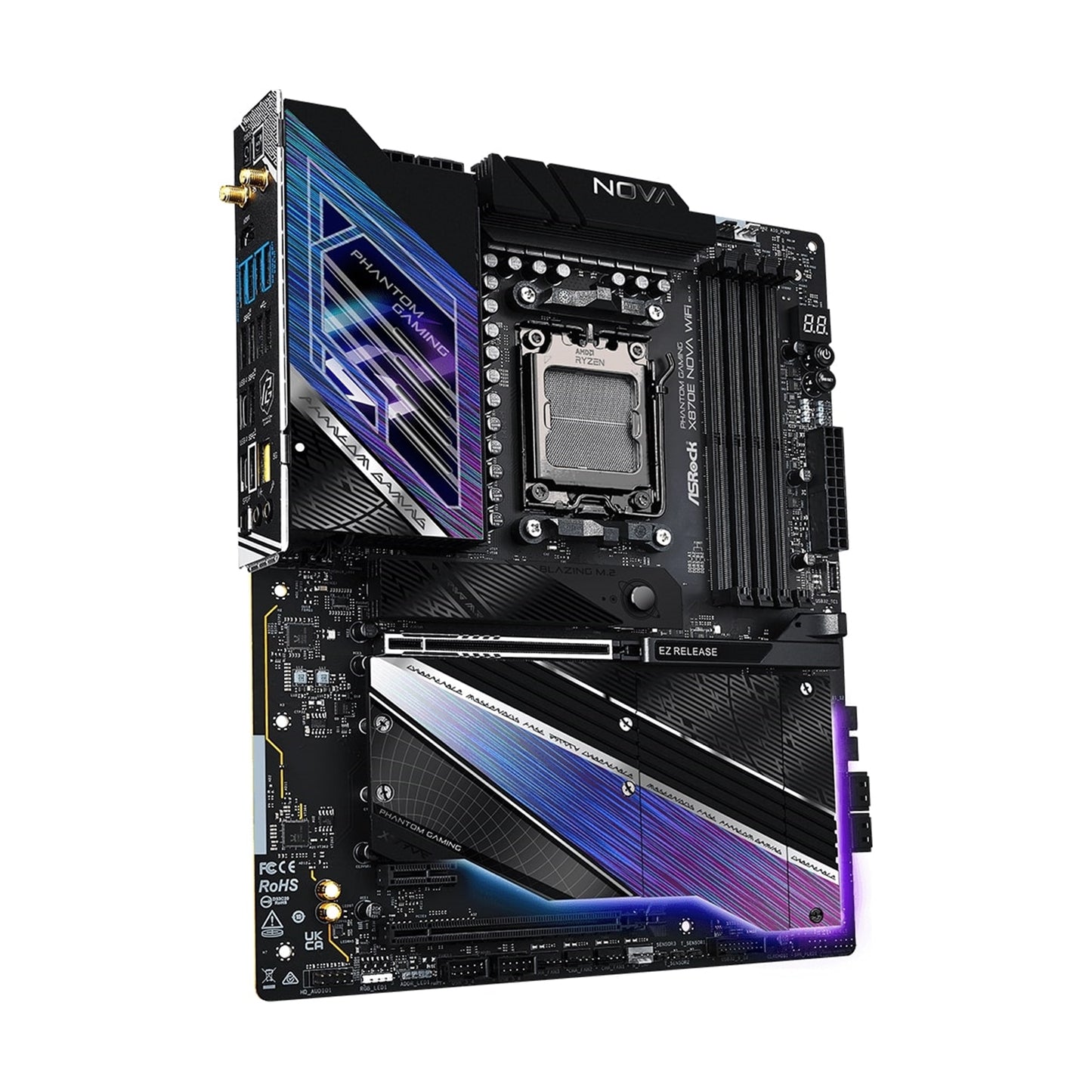 ASRock X870E NOVA WIFI PHANTOM GAMING AMD AM5 Socket Motherboard
