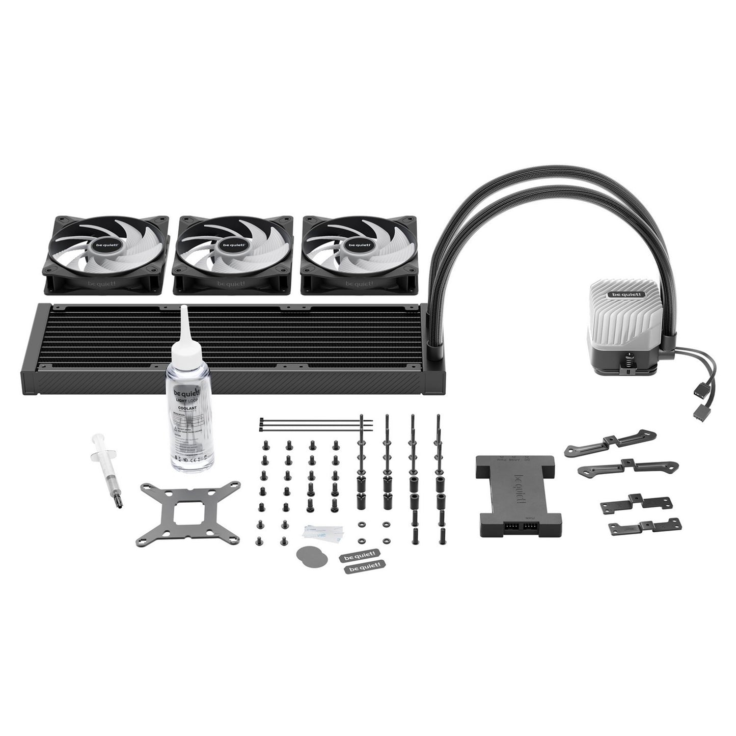 be quiet! Light Loop 360mm AIO Liquid Cooler ARGB Triple Light Wings LX PWM Fans