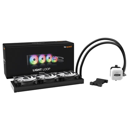 be quiet! Light Loop 360mm AIO Liquid Cooler ARGB Triple Light Wings LX PWM Fans