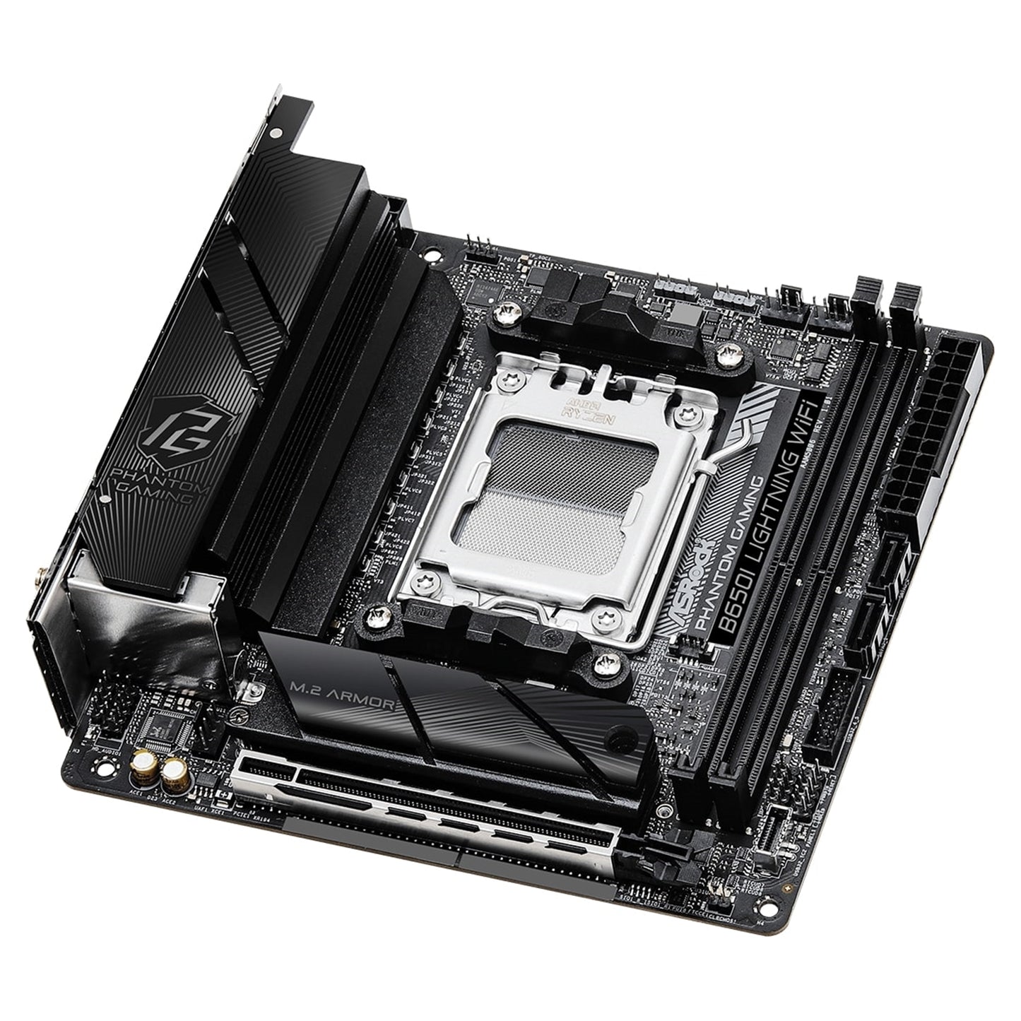 ASRock B650I LIGHTNING WIFI AMD AM5 Socket Motherboard, mITX, 2xDDR5, 2xM.2, I/O