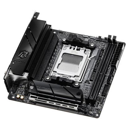 ASRock B650I LIGHTNING WIFI AMD AM5 Socket Motherboard, mITX, 2xDDR5, 2xM.2, I/O