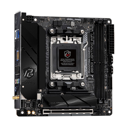 ASRock B650I LIGHTNING WIFI AMD AM5 Socket Motherboard, mITX, 2xDDR5, 2xM.2, I/O
