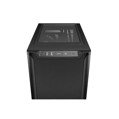 be quiet! Pure Base 501 ATX Mid-Tower PC Case, 2x140mm Fans, Water-Cooling Ready