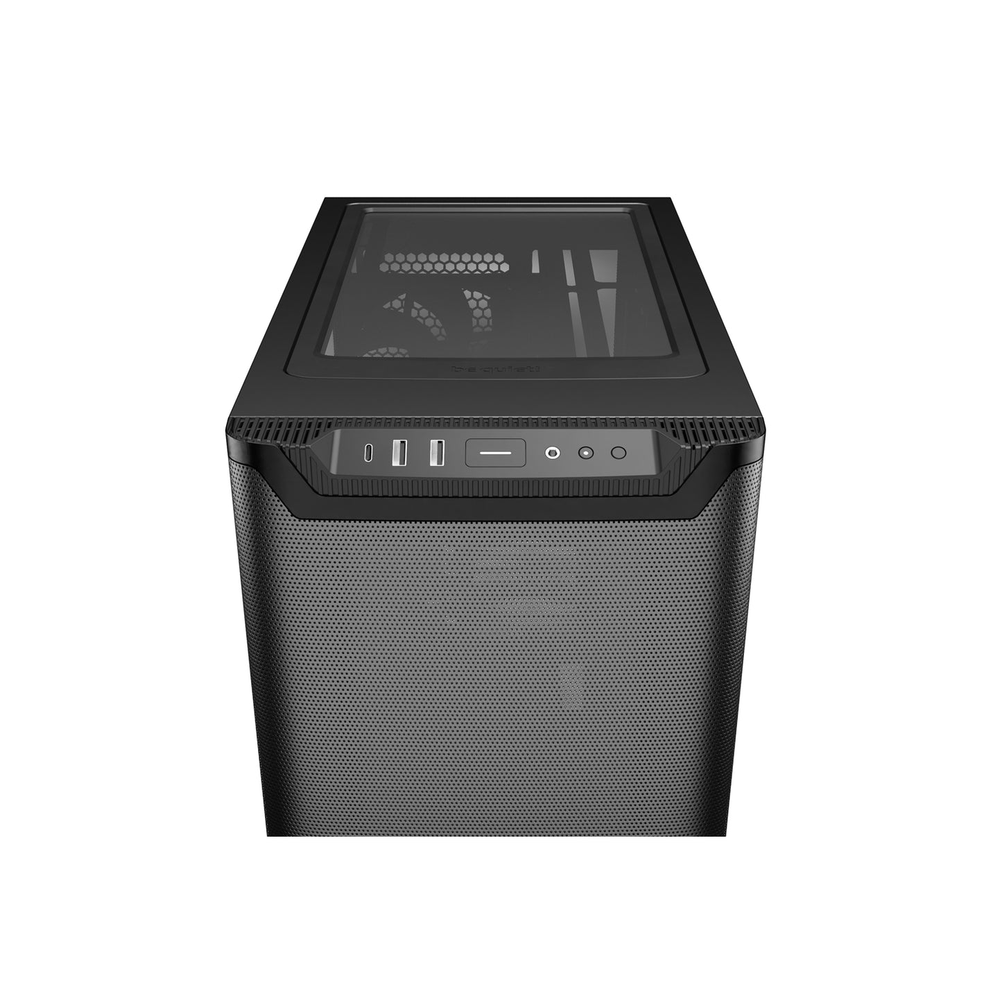 be quiet! Pure Base 501 ATX Mid-Tower PC Case, 2x 140mm PWM Fans, Airflow Cover