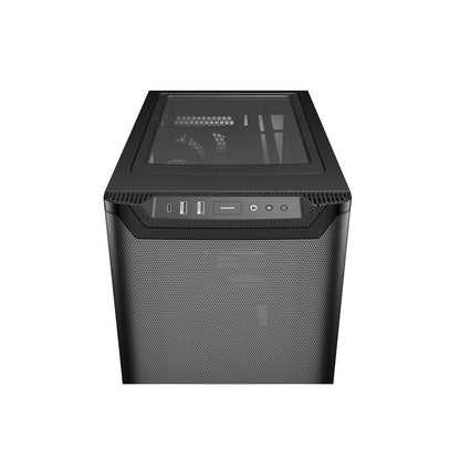 be quiet! Pure Base 501 ATX Mid-Tower PC Case, 2x 140mm PWM Fans, Airflow Cover