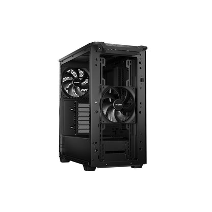be quiet! Pure Base 501 Airflow Window Black ATX Mid Tower Case 2x PWM Fans