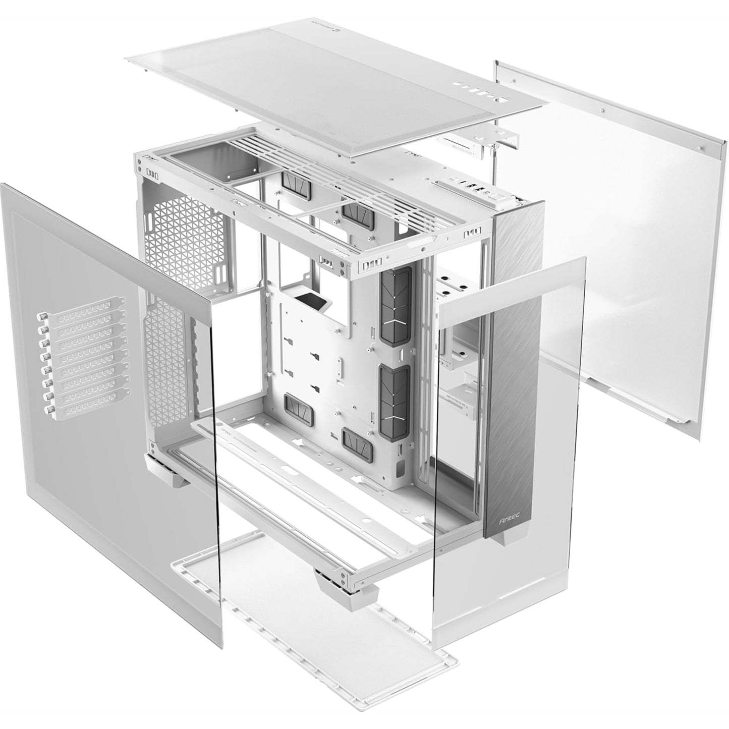 Antec Constellation C8 Aluminum White Premium Full-View PC Case Vertical Cooling