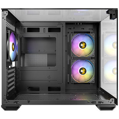 Antec CX600M Trio ARGB Mini Tower Gaming PC Case, Black, ARGB Fans Water Cooling