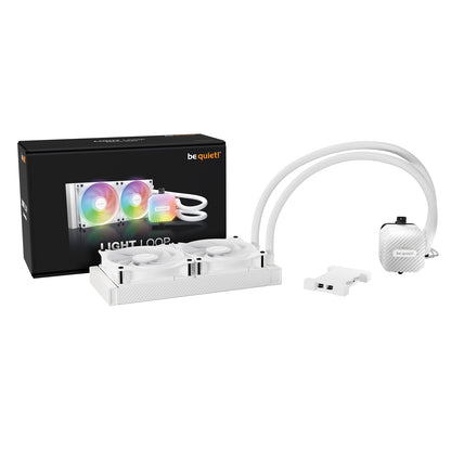 be quiet! Light Loop 240mm AIO CPU Liquid Cooler ARGB Lighting Dual 120mm Fans