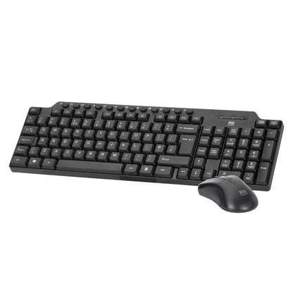 Evo Labs CM-501UK Wired Multimedia Keyboard and Mouse Combo Set Black