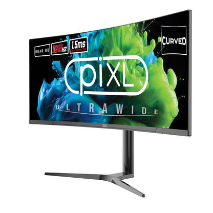 piXL CM34C7 34 Inch 165Hz Ultrawide Curved Gaming Monitor