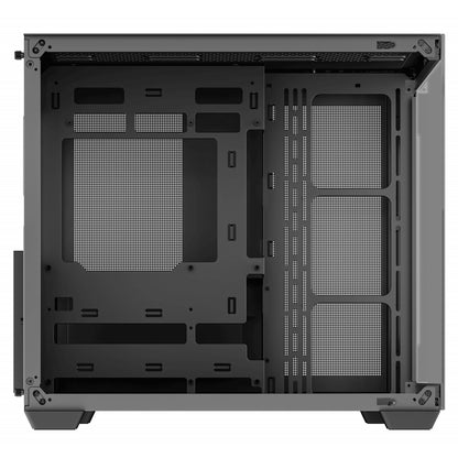 DeepCool CG530 Dual-Chamber Mid Tower Case, Black, Advanced Cooling Support