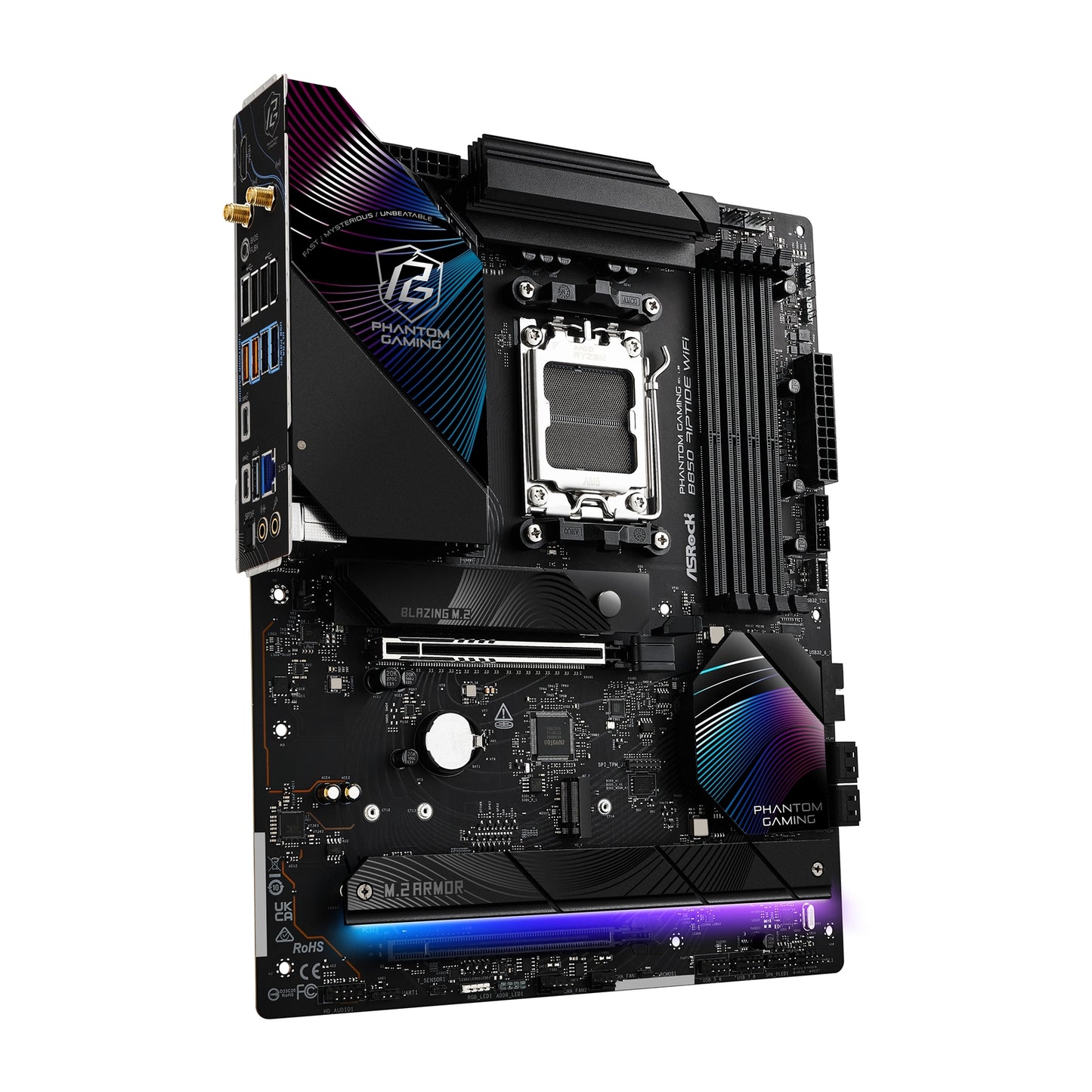 ASRock B850 Riptide WiFi PHANTOM GAMING AMD AM5 Socket Motherboard